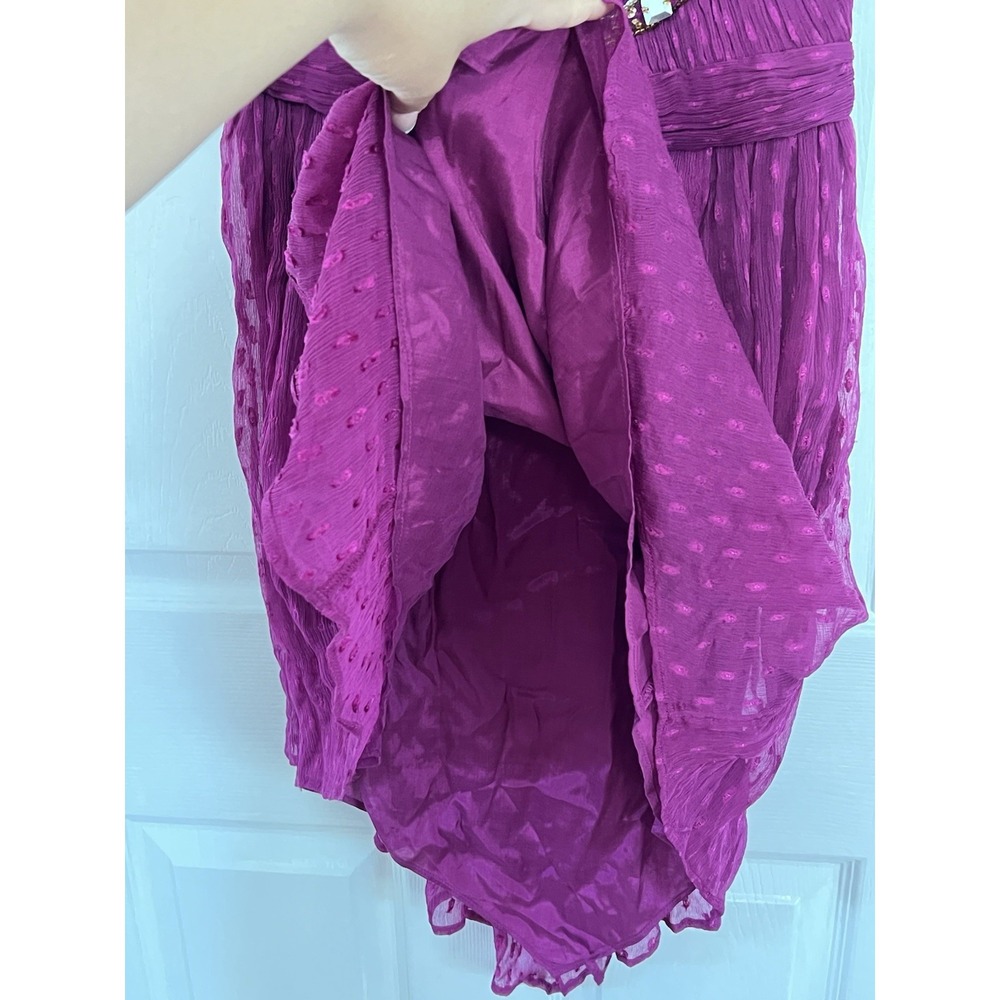 Free People Beaded Coin Dress Boho Fairycore Whimsigoth Festival Babydoll Gypsy - Picture 14 of 16